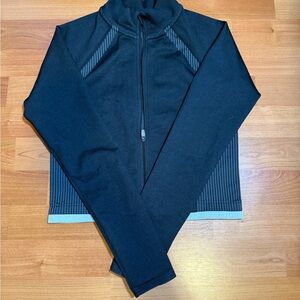 Women’s Black Full-Zip Sweater